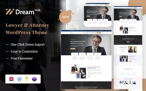 DreamHub - lawyer & Law Firm WordPress Theme theme free